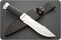 Нож Тайга наборная кожа, 95х18, алюминий : фото 8