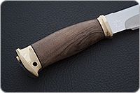 Нож Fox-2 (Фокс-2)  орех, 95х18, латунь : фото 5