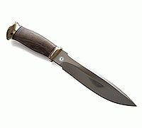 Нож Fox-2 (Фокс-2)  орех, 95х18, латунь : фото 8