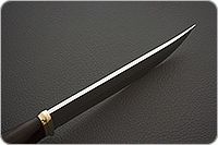 Нож Атаман граб - черное дерево, 95х18, латунь : фото 7