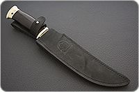 Нож Атаман граб - черное дерево, 95х18, латунь : фото 9