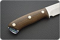 Нож Домбай накладки текстолит, 95х18, цельнометаллический : фото 5