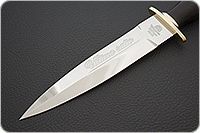 Кинжал охотничий-С граб - черное дерево, 95х18, латунь : фото 3