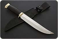 Нож Атаман граб - черное дерево, латунь, без золочения : фото 8