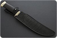 Нож Атаман граб - черное дерево, латунь, без золочения : фото 9