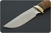 Нож Сталкер береста, 95х18, латунь : фото 3