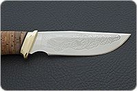 Нож Сталкер береста, 95х18, латунь : фото 8