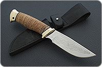 Нож Сталкер береста, 95х18, латунь : фото 9