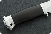 Нож Атаман граб - черное дерево, алюминий, без золочения : фото 5