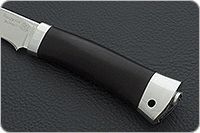 Нож Горностай граб - черное дерево, 95х18, алюминий : фото 6