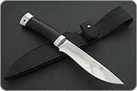 Нож Горностай граб - черное дерево, 95х18, алюминий : фото 8