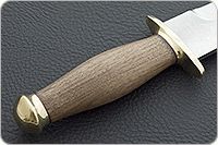 Кинжал охотничий-С орех, 95х18, латунь : фото 5