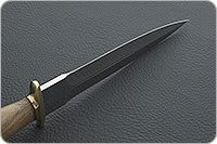 Кинжал охотничий-С орех, 95х18, латунь : фото 7