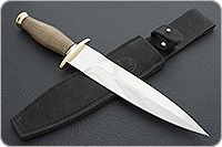 Кинжал охотничий-С орех, 95х18, латунь : фото 8