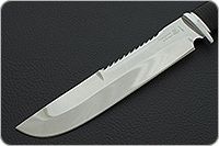 Нож Медвежий наборная кожа, алюминий, без золочения : фото 3