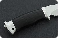 Нож Медвежий наборная кожа, алюминий, без золочения : фото 5