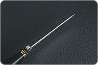 Нож Финка НКВД граб - черное дерево, 95х18, латунь : фото 8