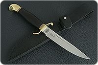 Нож Финка НКВД граб - черное дерево, 95х18, латунь : фото 9