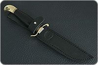 Нож Финка НКВД граб - черное дерево, 95х18, латунь : фото 10