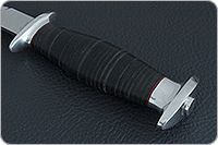 Кортик офицерский наборная кожа, 95х18, алюминий : фото 6