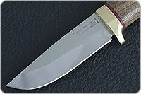 Нож Малек-2 орех, 95х18, латунь : фото 3