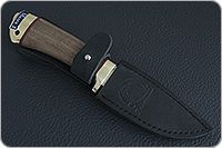 Нож Малек-2 орех, 95х18, латунь : фото 9