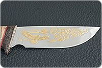 Нож Сталкер береста, 95х18, текстолит : фото 7