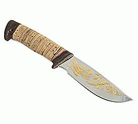 Нож Сталкер береста, 95х18, текстолит : фото 12