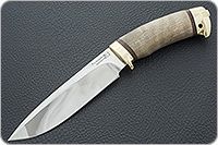 Нож Артыбаш кап березовый, латунь, без золочения : фото 2