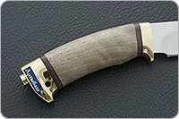 Нож Артыбаш кап березовый, латунь, без золочения : фото 5