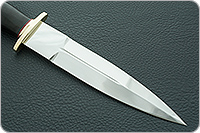 Кинжал охотничий-С граб - черное дерево, 95х18, латунь : фото 4