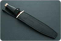 Кинжал охотничий-С граб - черное дерево, 95х18, латунь : фото 10