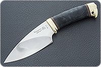 Нож Утес стабилизированный кап, 95х18, латунь : фото 2