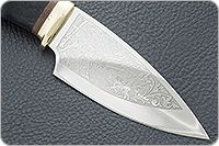 Нож Утес стабилизированный кап, 95х18, латунь : фото 4