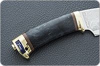 Нож Утес стабилизированный кап, 95х18, латунь : фото 5