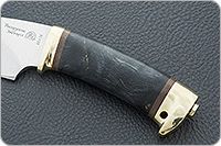 Нож Утес стабилизированный кап, 95х18, латунь : фото 6