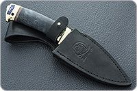 Нож Утес стабилизированный кап, 95х18, латунь : фото 9