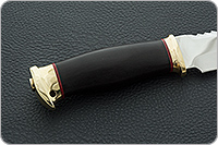 Мачете Малыш граб - черное дерево, латунь, без золочения : фото 5