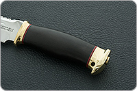 Мачете Малыш граб - черное дерево, латунь, без золочения : фото 6