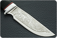 Нож Сталкер наборная кожа, 95х18, алюминий : фото 4