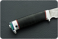 Нож Сталкер наборная кожа, 95х18, алюминий : фото 5