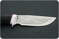 Нож Сталкер наборная кожа, 95х18, алюминий : фото 7