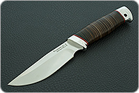 Нож Сталкер наборная кожа, 95х18, алюминий : фото 13