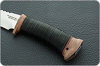 Нож Катран наборная кожа, 95х18, текстолит : фото 6