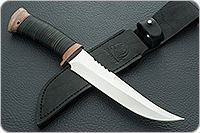 Нож Катран наборная кожа, 95х18, текстолит : фото 8