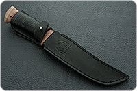 Нож Катран наборная кожа, 95х18, текстолит : фото 9