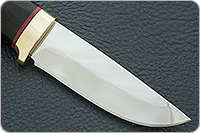 Нож Малек-2 граб - черное дерево, латунь, без золочения : фото 4