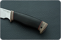 Нож Сталкер граб - черное дерево, 95х18, текстолит : фото 6