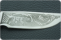 Нож Сталкер граб - черное дерево, 95х18, текстолит : фото 8