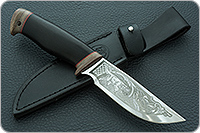 Нож Сталкер граб - черное дерево, 95х18, текстолит : фото 10